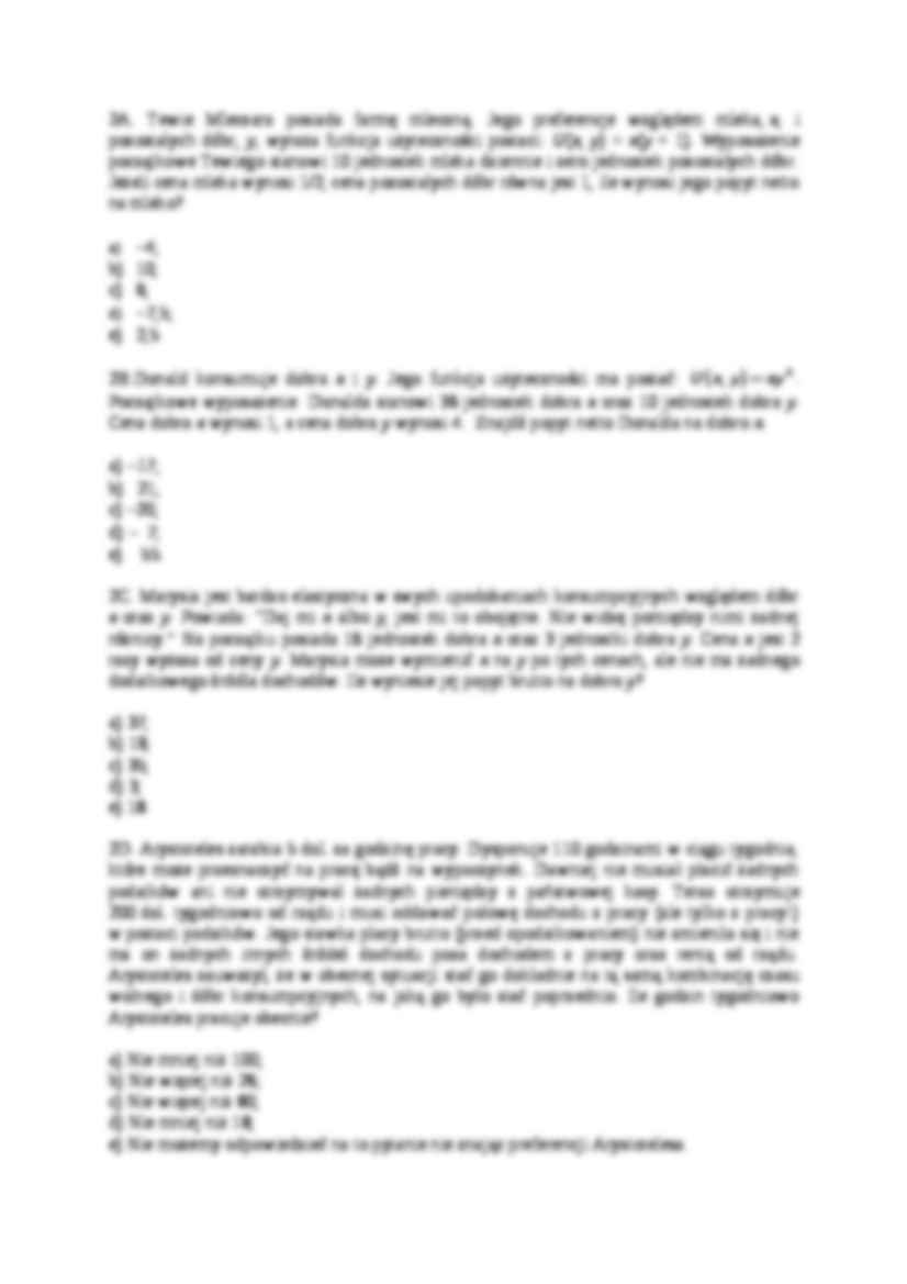 Mikroekonomia UEK testy - strona 2