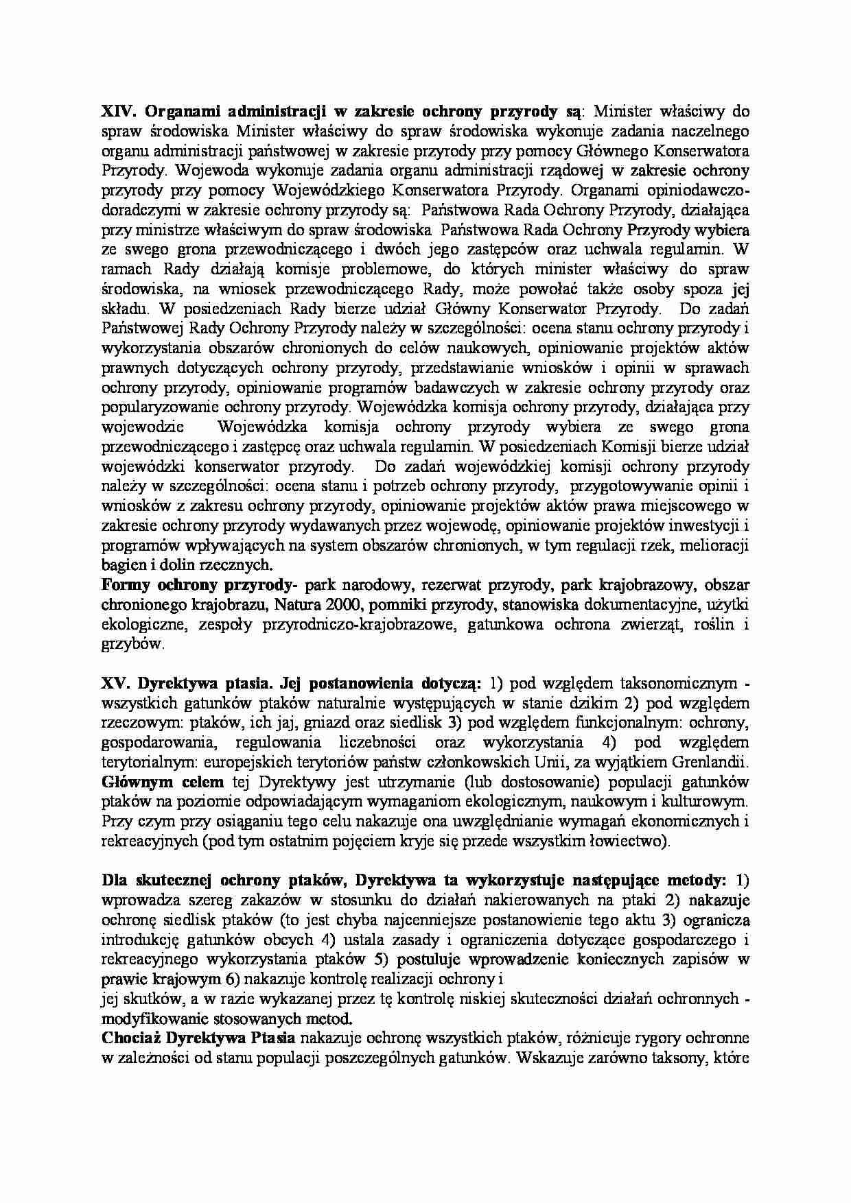 Natura 2000 w Polsce-opracowanie - strona 1