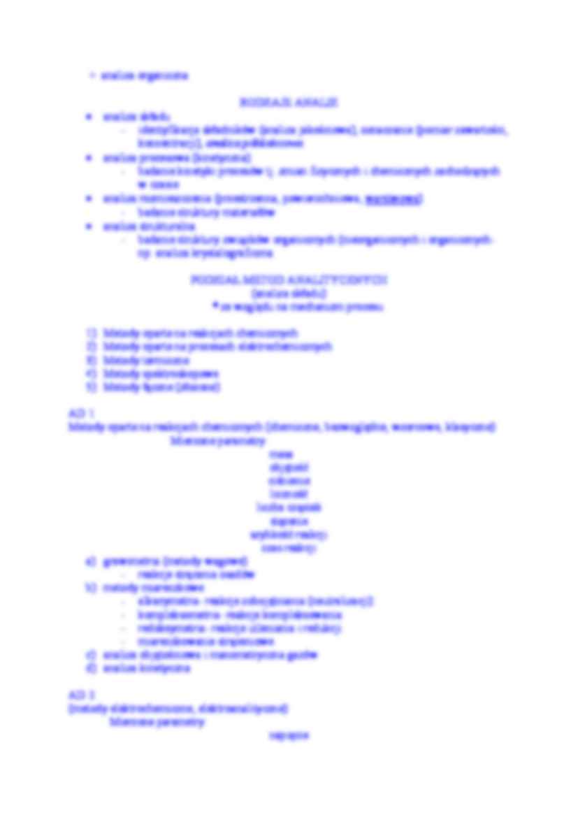 Podział metod analitycznych-opracowanie - strona 2