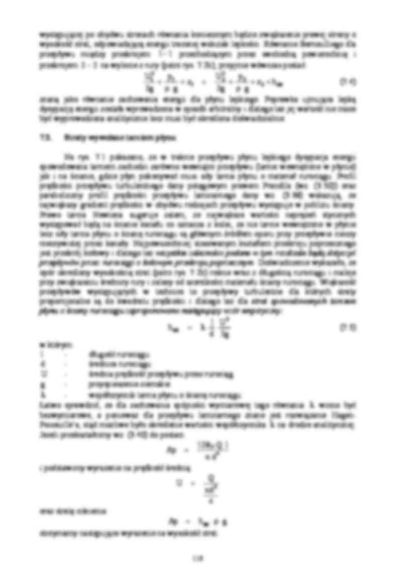Równanie Bernoulliego dla płynów lepkich -opracowanie - strona 3