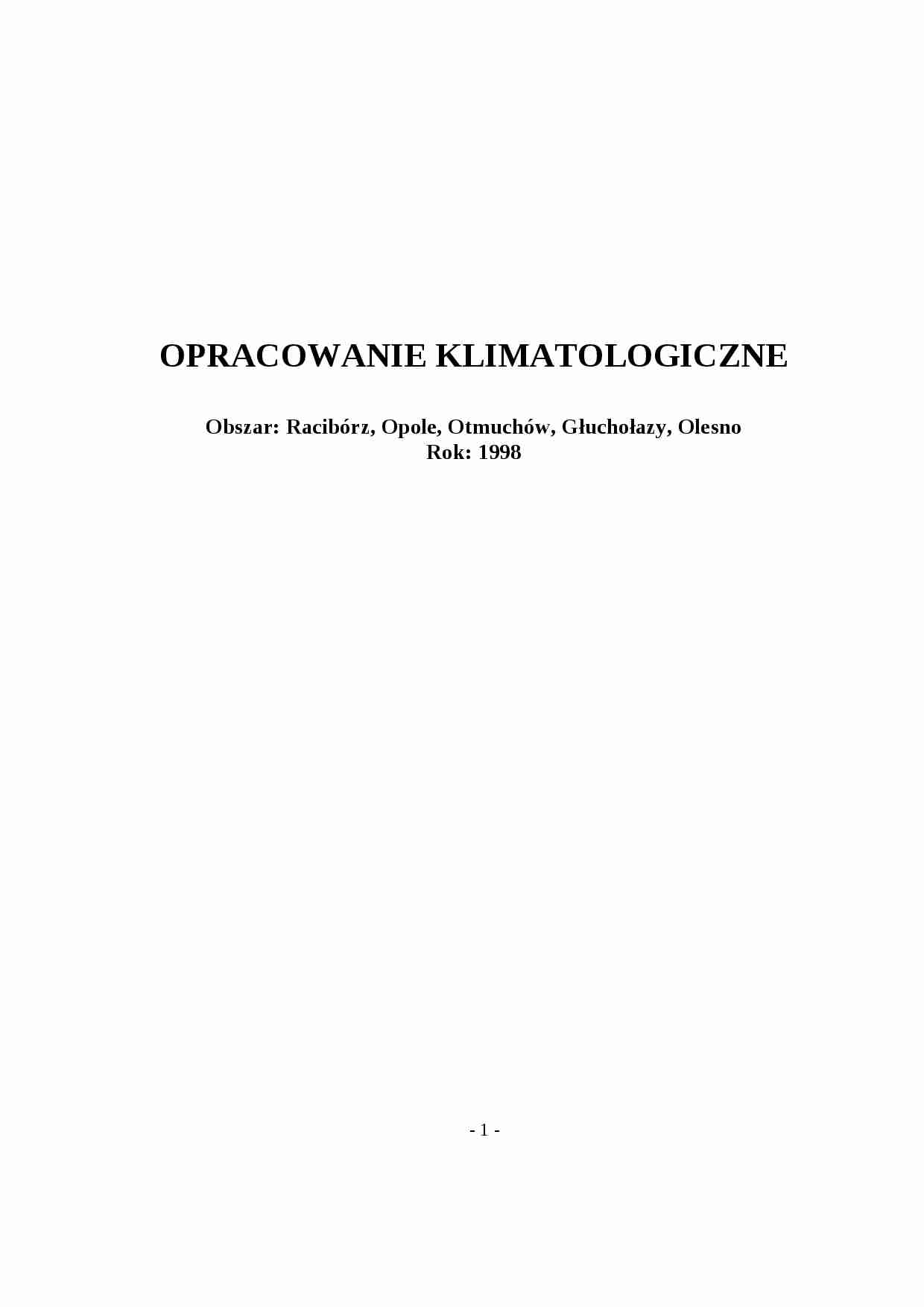 Opracowanie meteorologiczne - Obszar Racibórz Opole Otmuchów G_ucho_azy Olesno - strona 1