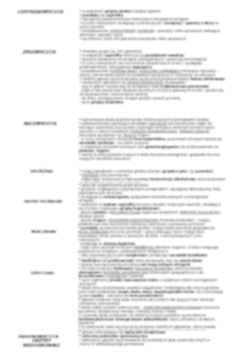 Systematyka - grzyby  - strona 2