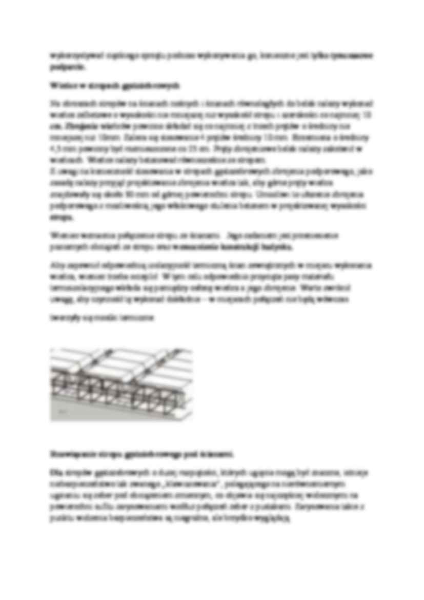 Stropy, rodzaje i zastosowanie oraz stropy gęstożebrowe - strona 2