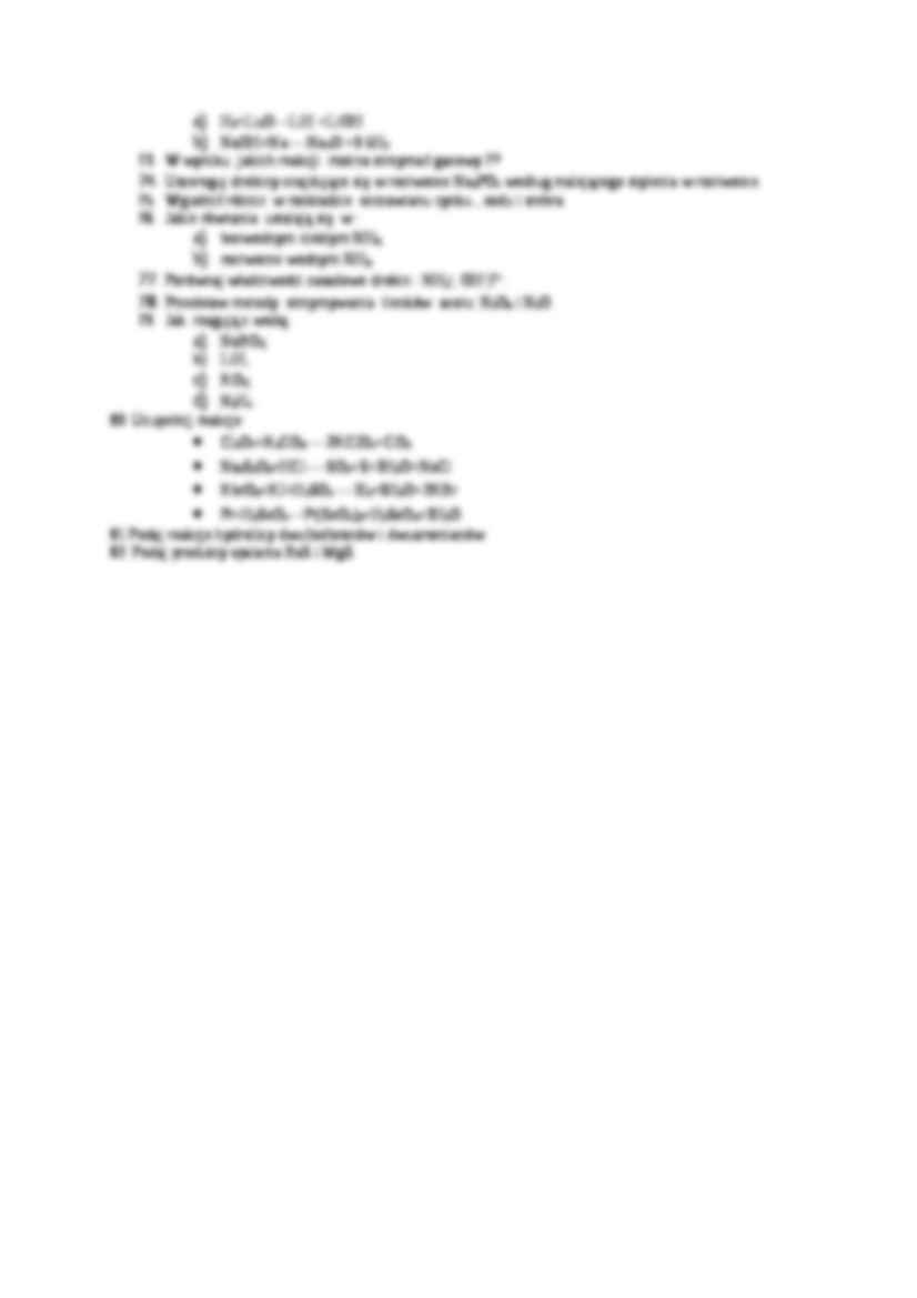 Chemia nieorganiczna - egzamin - strona 3