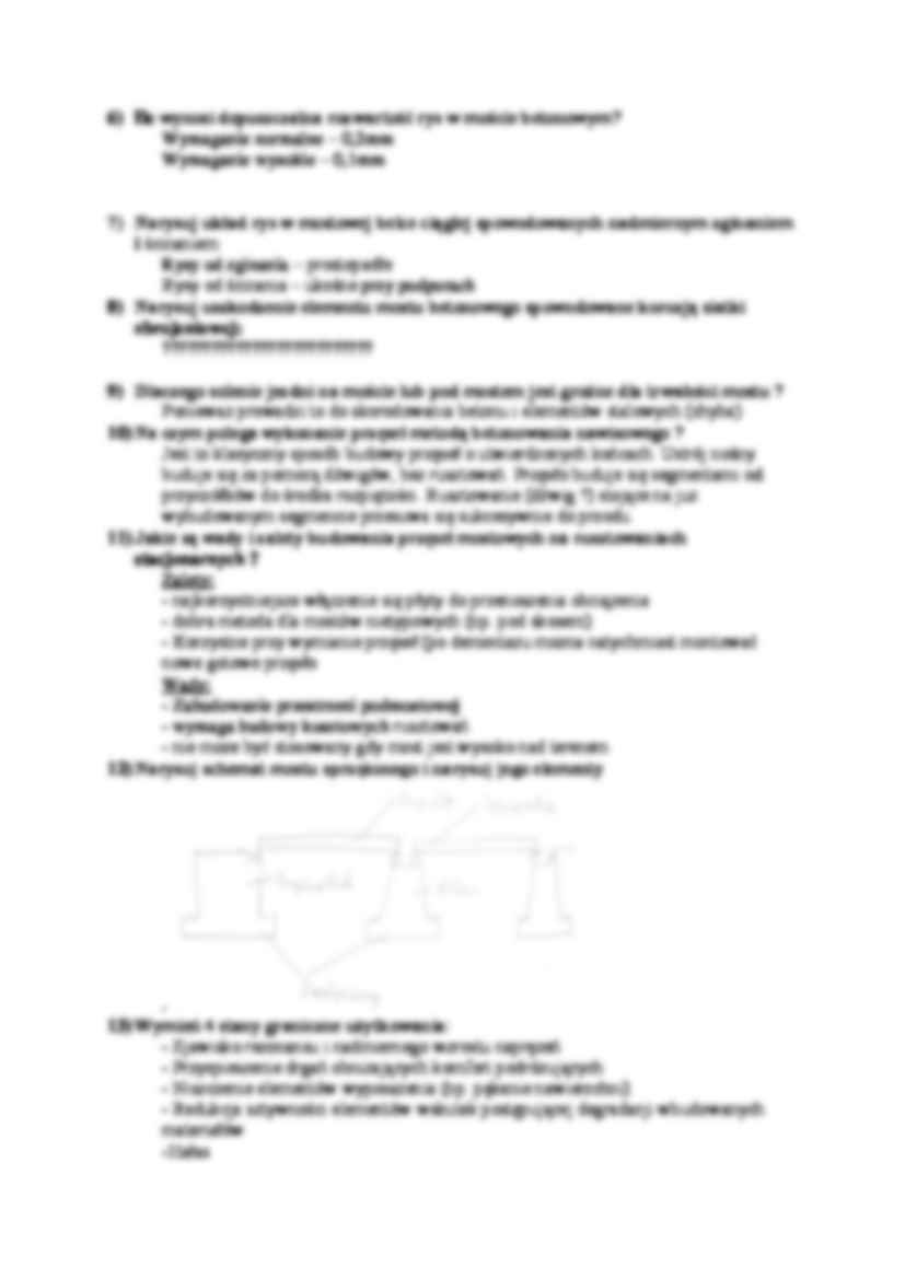 Podstawy Mostownictwa - Pytania egzaminacyjne part 16 - strona 2