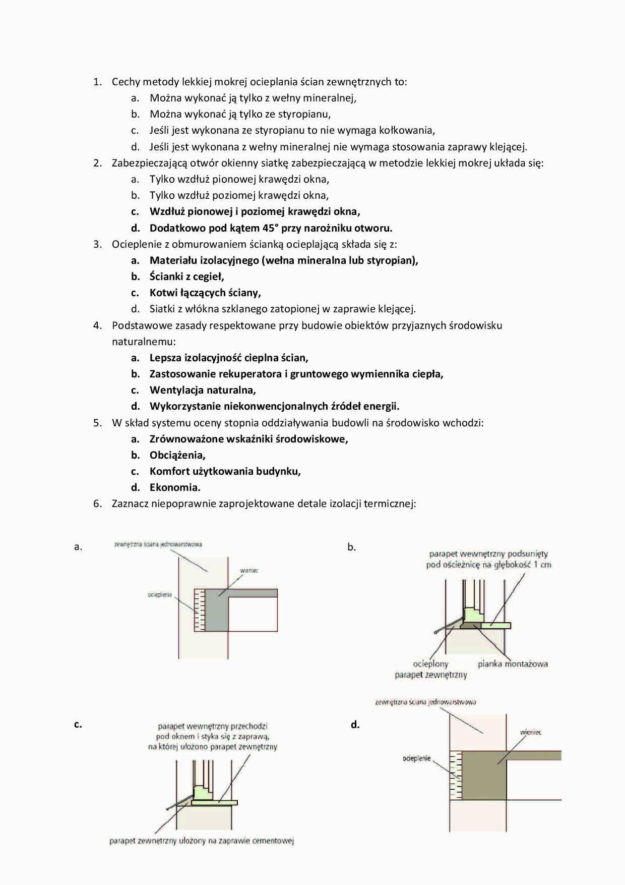 Fizyka budowli - pytania egzaminacyjne Part 1 - strona 1