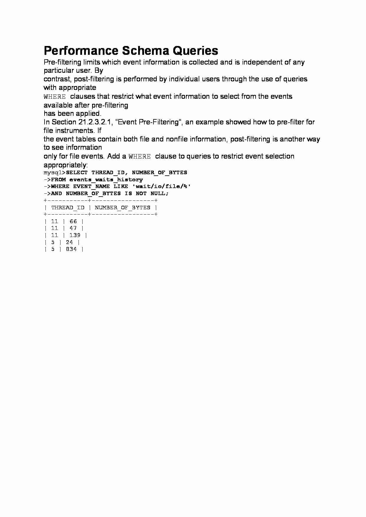 Performance Schema Queries-opracowanie - strona 1