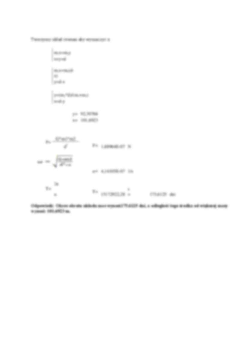 Sprawozdanie z ćwiczenia z geodynamiki - cz. 3 - strona 2