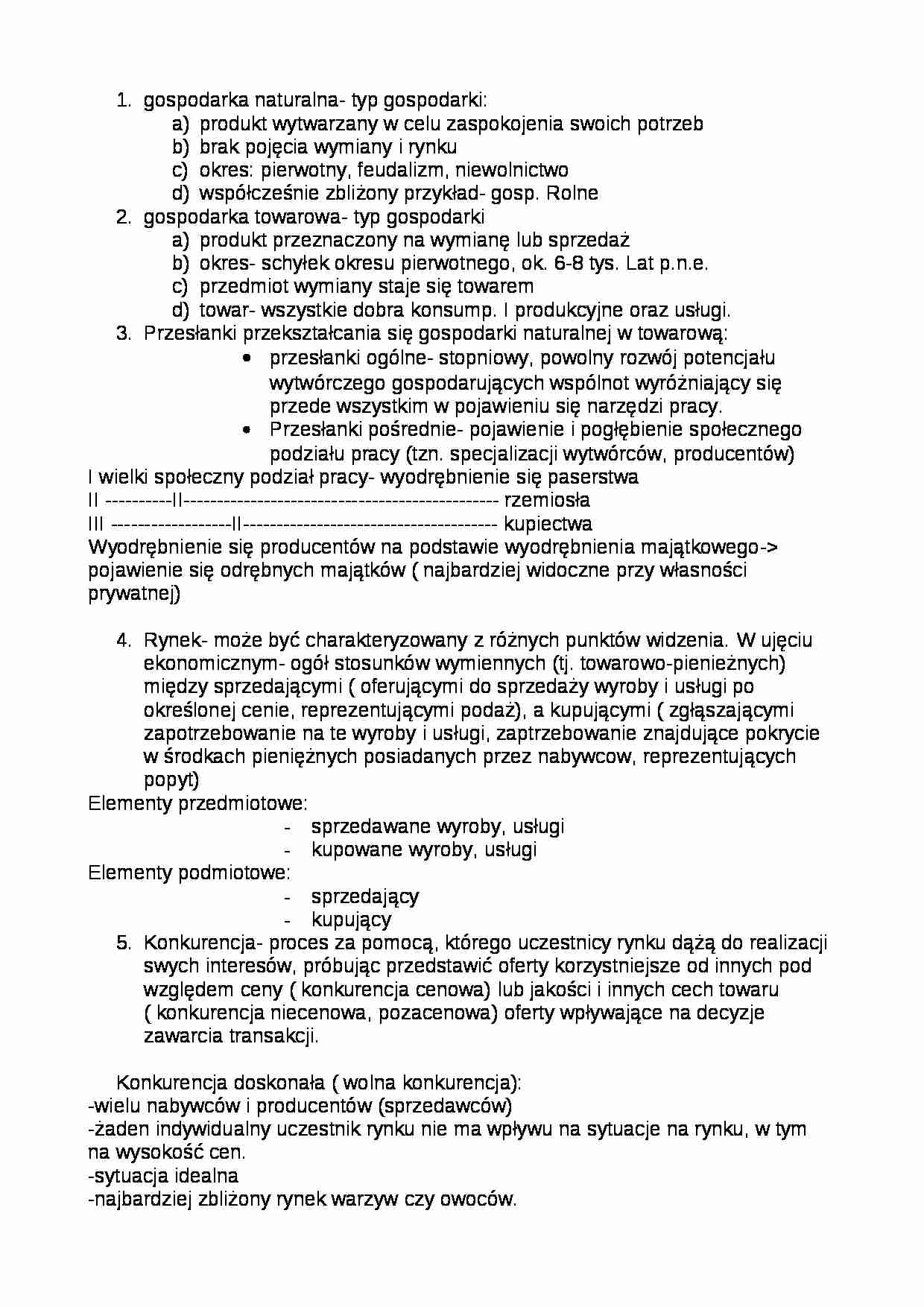 mikroekonomia dr Władysław Kasprzyk - strona 1