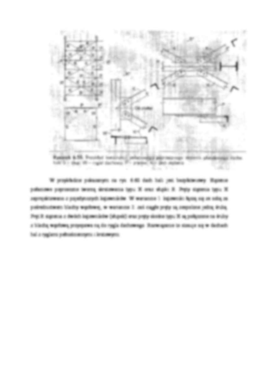 Konstrukcja stężeń dachów i słupów hal - wykład - strona 2