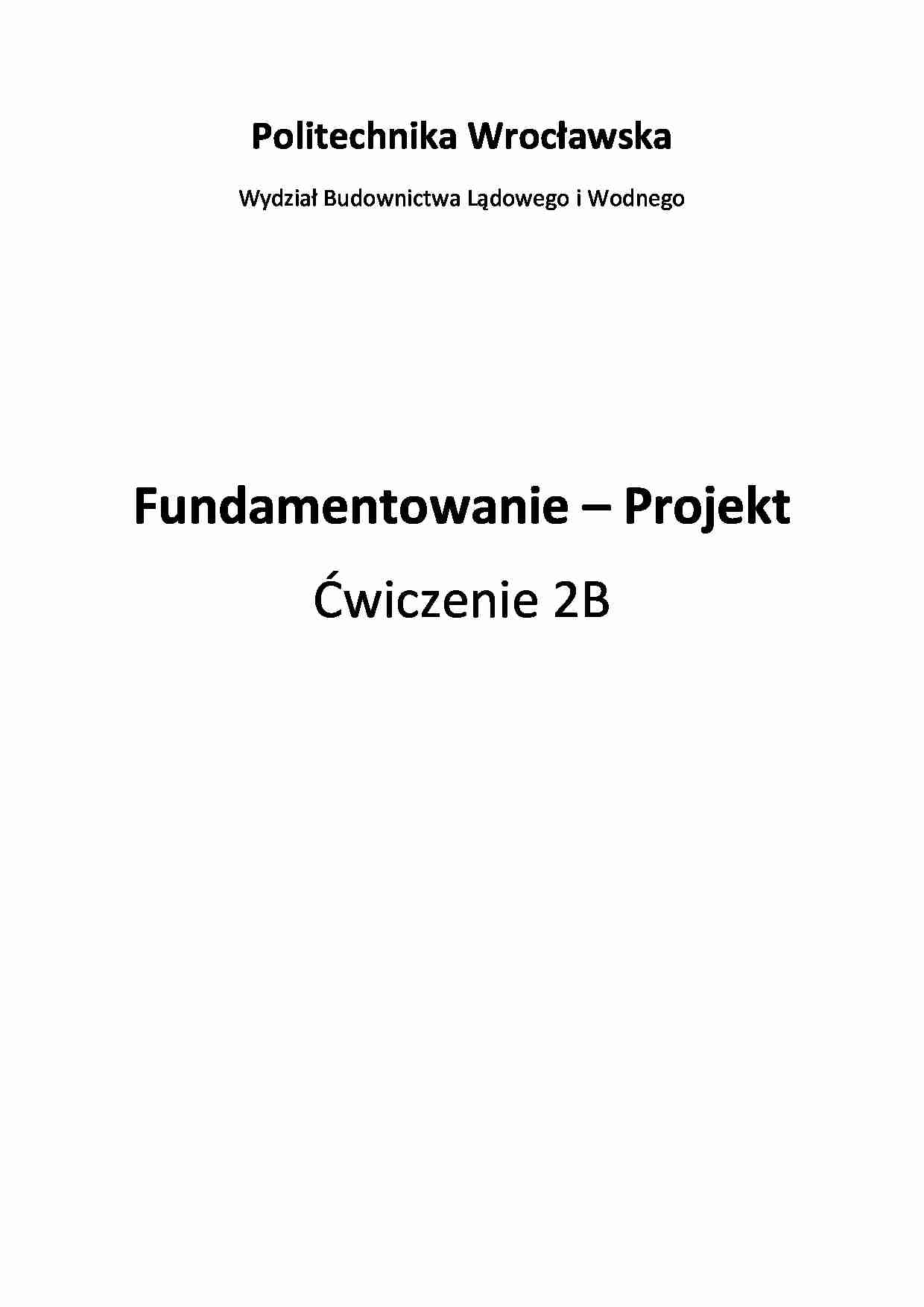 Fundamentowanie - Projekt - strona 1