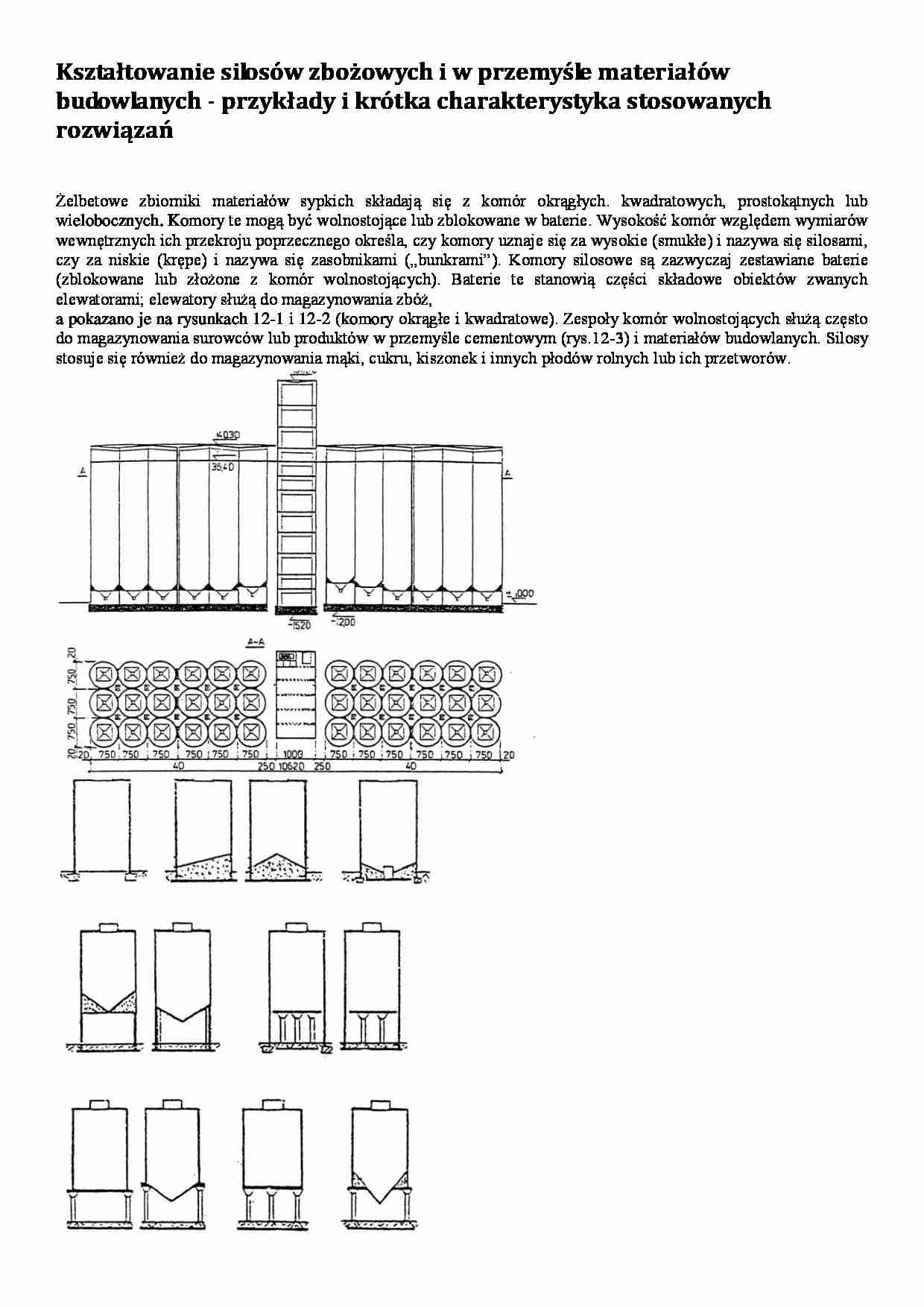 Zbiorniki do materiałów sypkich-opracowanie - strona 1