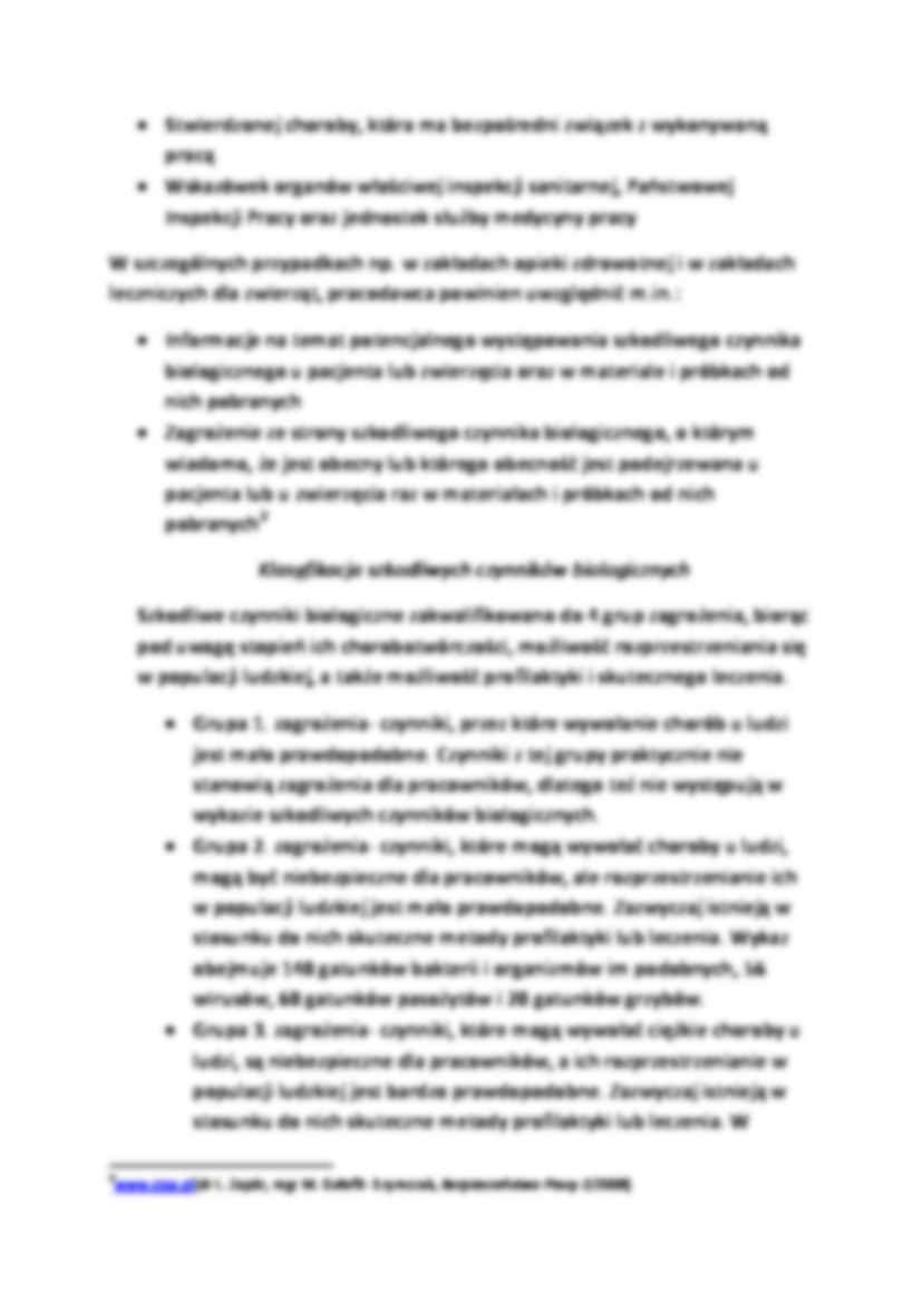 Działanie szkodliwych czynników biologicznych-opracowanie - strona 2