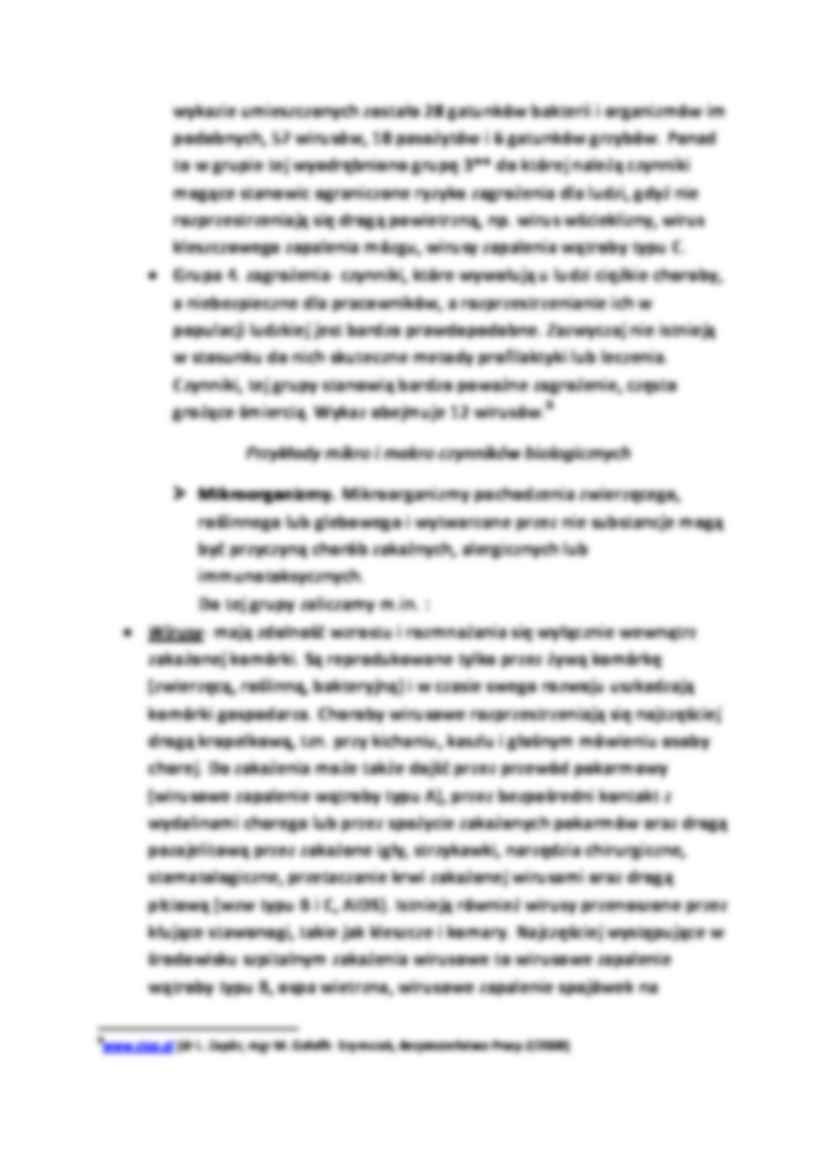 Działanie szkodliwych czynników biologicznych-opracowanie - strona 3