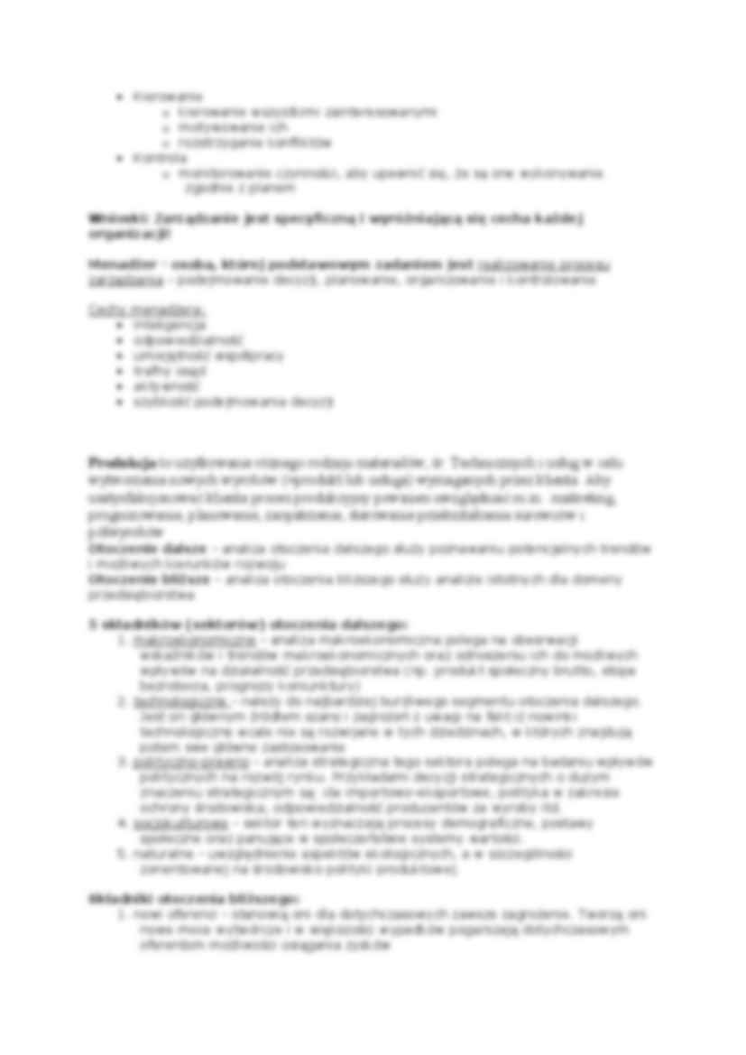 Definicje zarządzania-opracowanie - strona 2