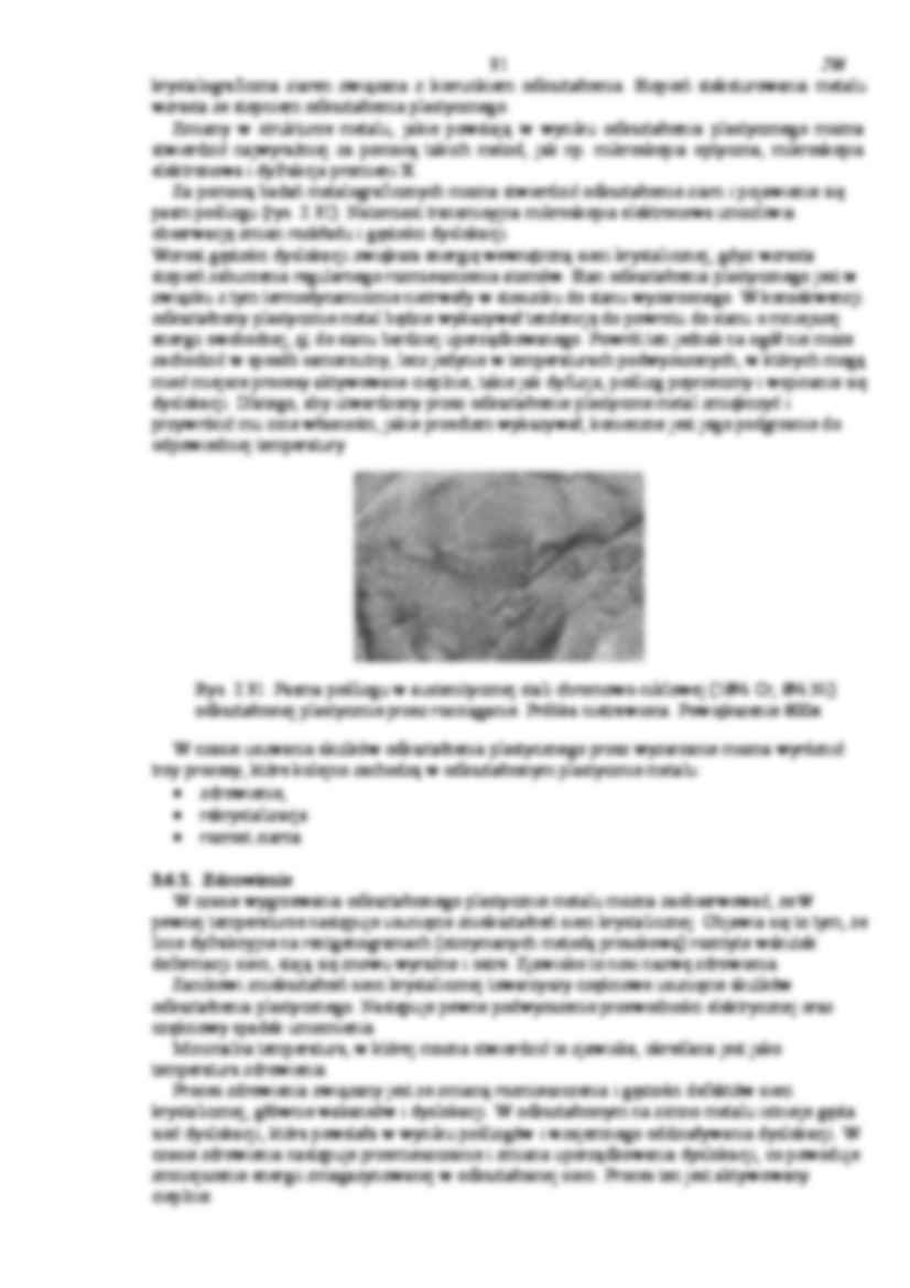 Odkształcenie plastyczne i rekrystalizacja metali-opracowanie - strona 2