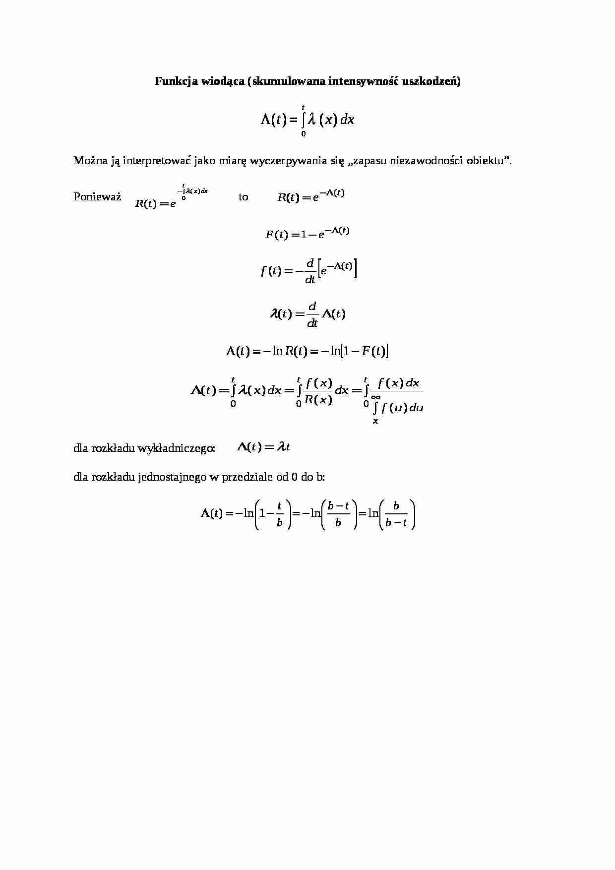 Funkcja wiodąca - wykład - strona 1