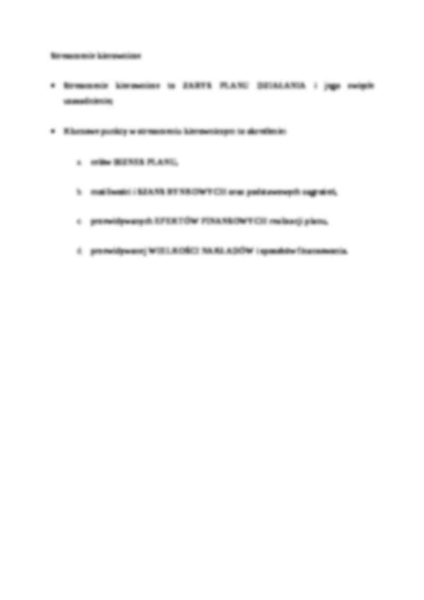Struktura biznes planu - wykład - strona 2