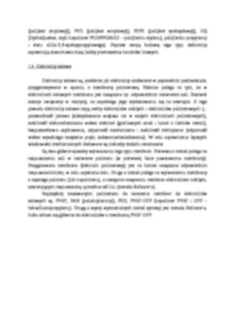 Synteza elektrolitów żelowych-opracowanie - strona 3