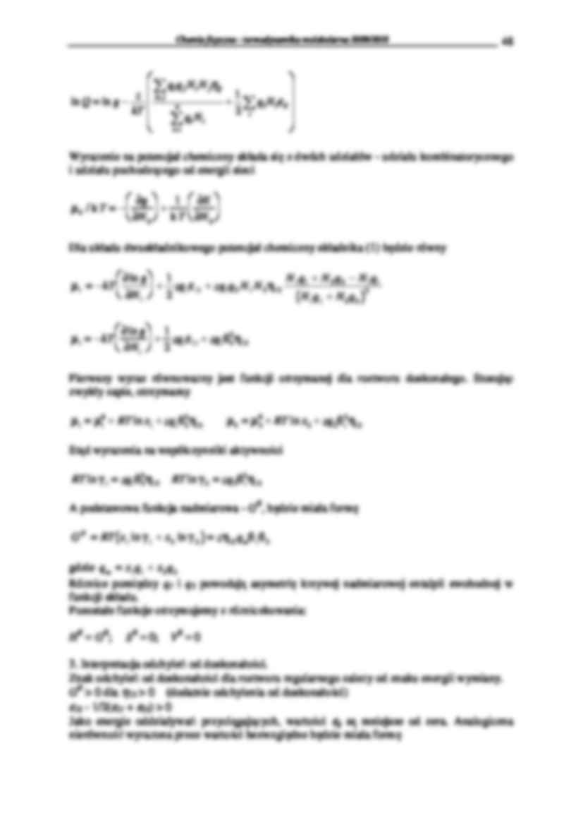 Chemia fizyczna - termodynamika molekularna 2009/2010-wykłady5 - strona 2