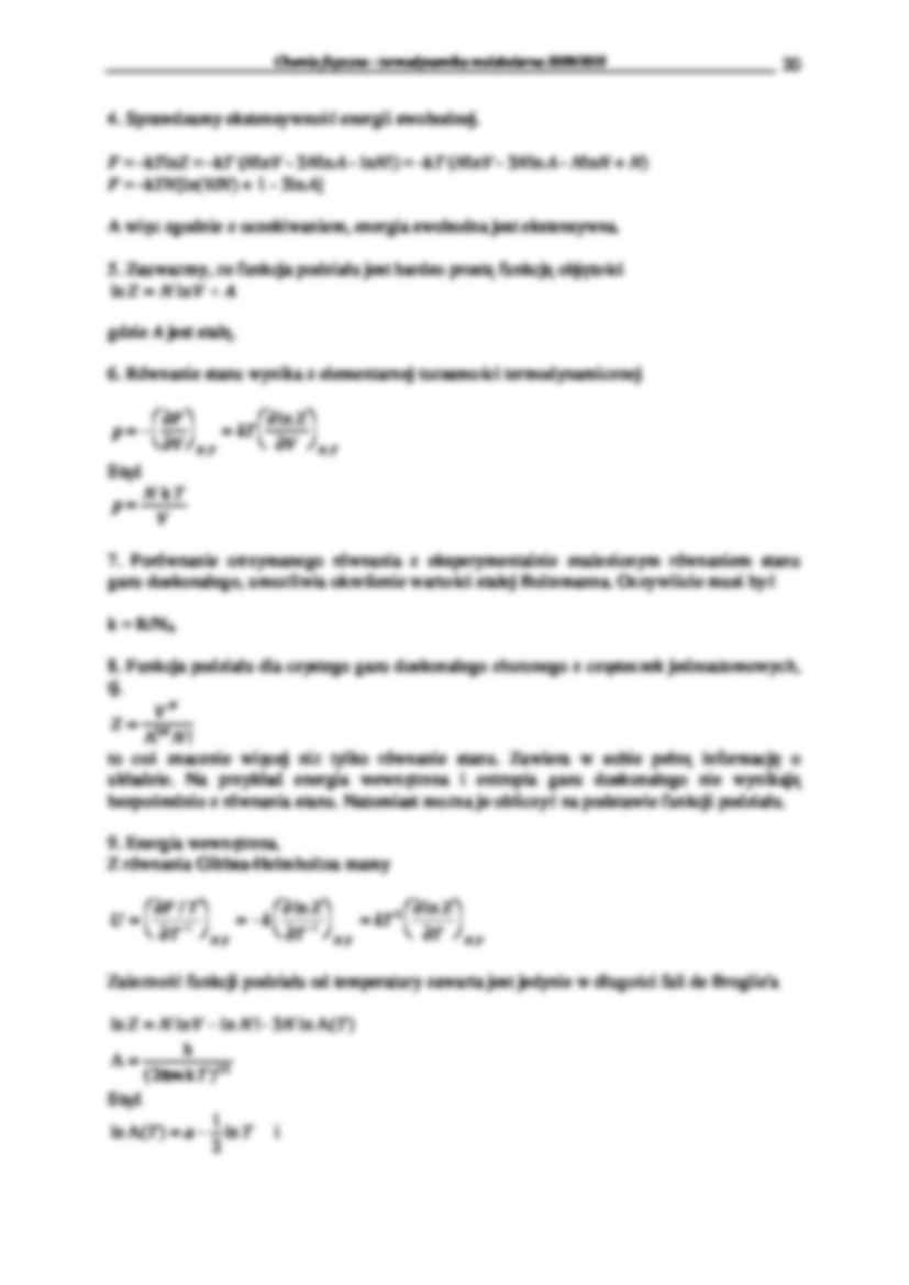 Chemia fizyczna - termodynamika molekularna 2009/2010-wykłady6 - strona 2