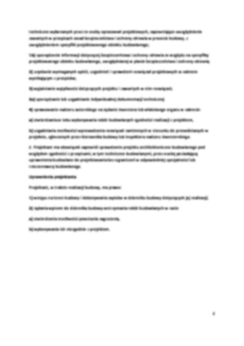 Obowiązki inspektora nadzoru i projektanta-opracowanie - strona 2