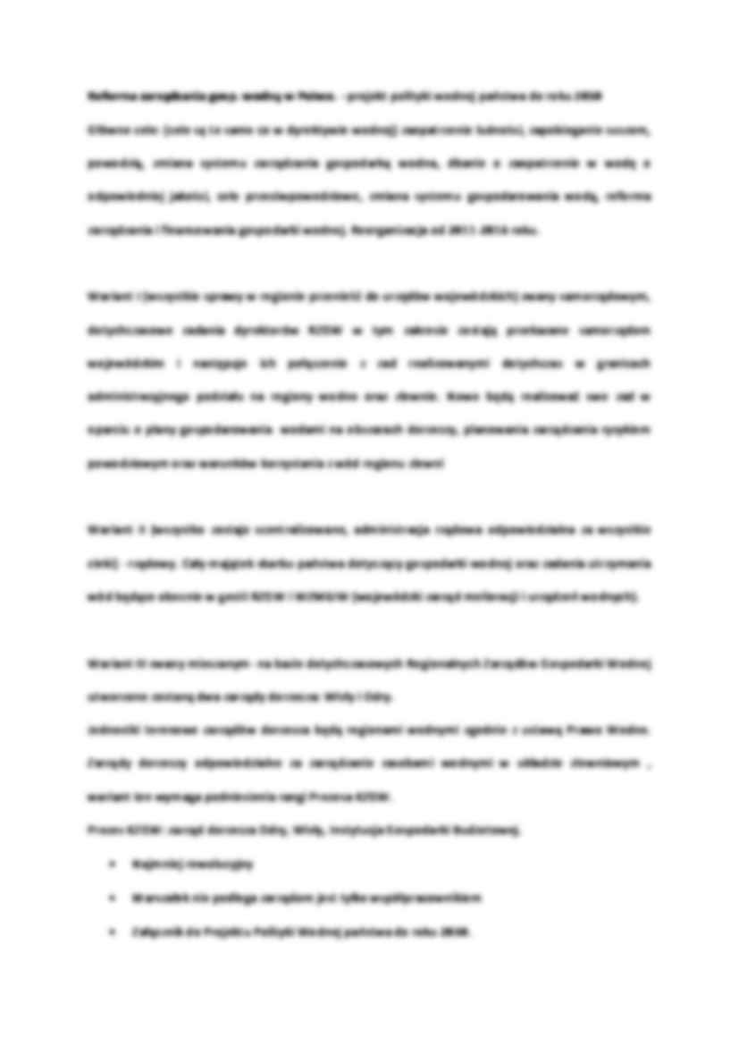 Dyrektywa 2000/60/WE -opracowanie - strona 2