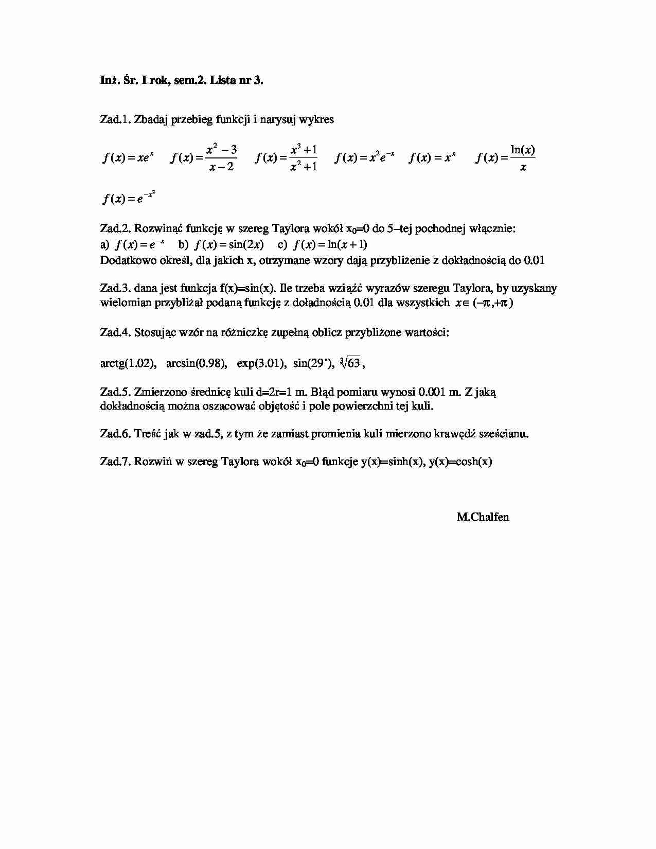 Matematyka-zadania 3 - strona 1