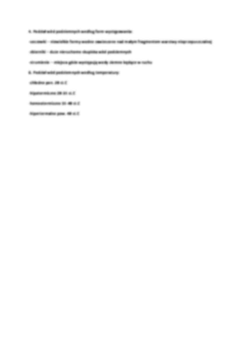Pochodzenie i klasyfikacja wód podziemnych-opracowanie - strona 2