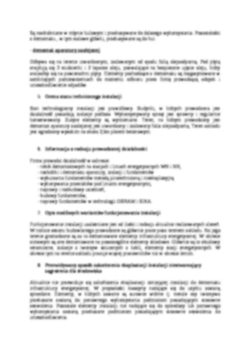 Wniosek o wydanie pozwolenia na wytwarzanie odpadów-projekt  - strona 3