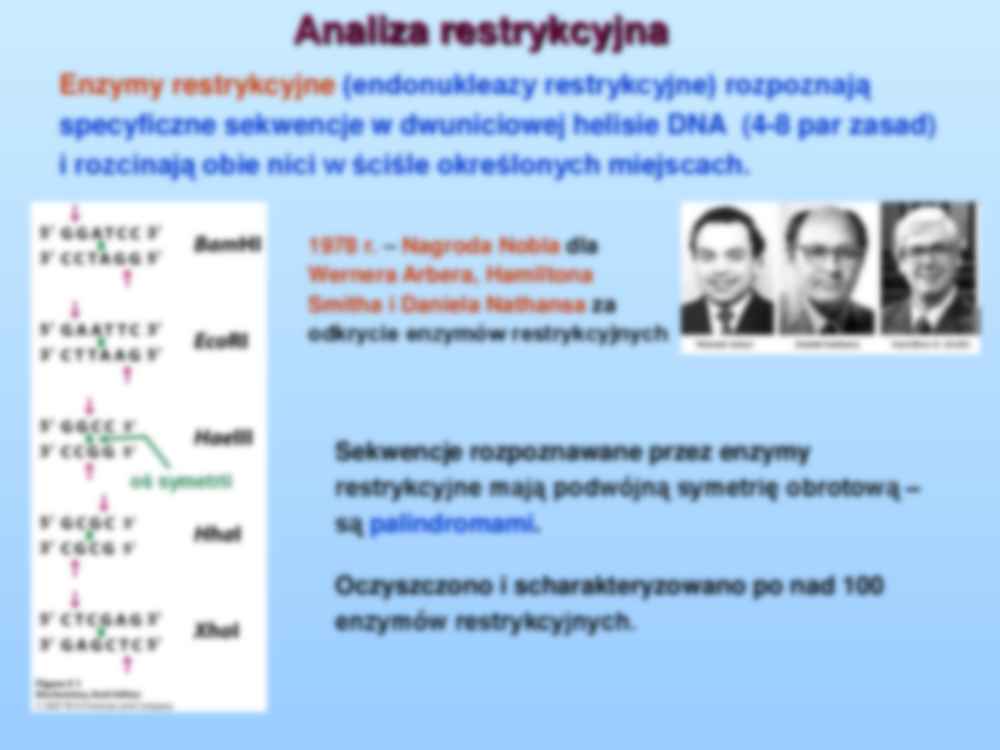  Poznawanie genów i genomów-wykład - strona 3