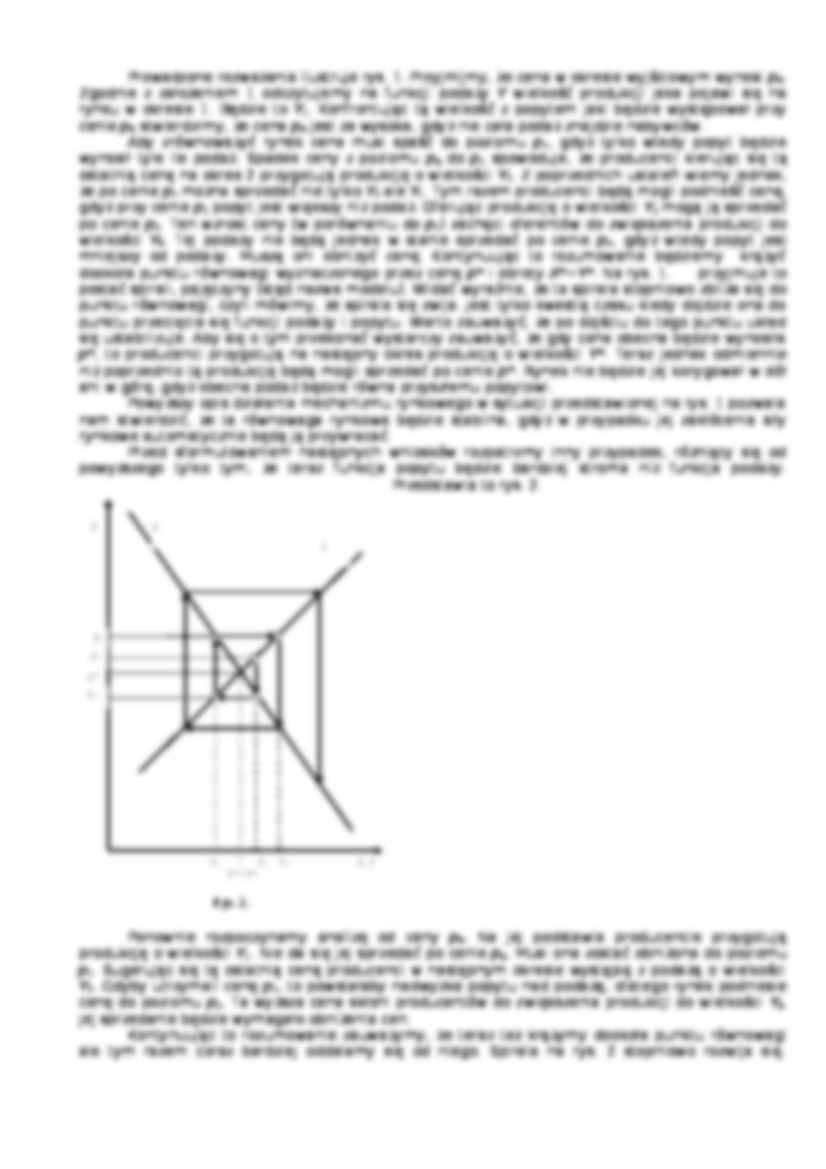 Pajęczynowy model równowagi rynkowej-opracowanie - strona 2