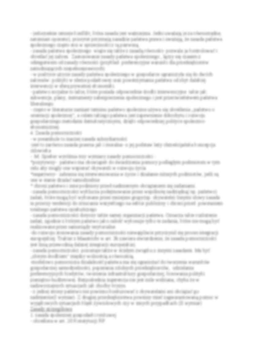 Konstytucyjne zasady ustroju gospodarczego- w podziale na ogólne i szczegółowe - strona 2