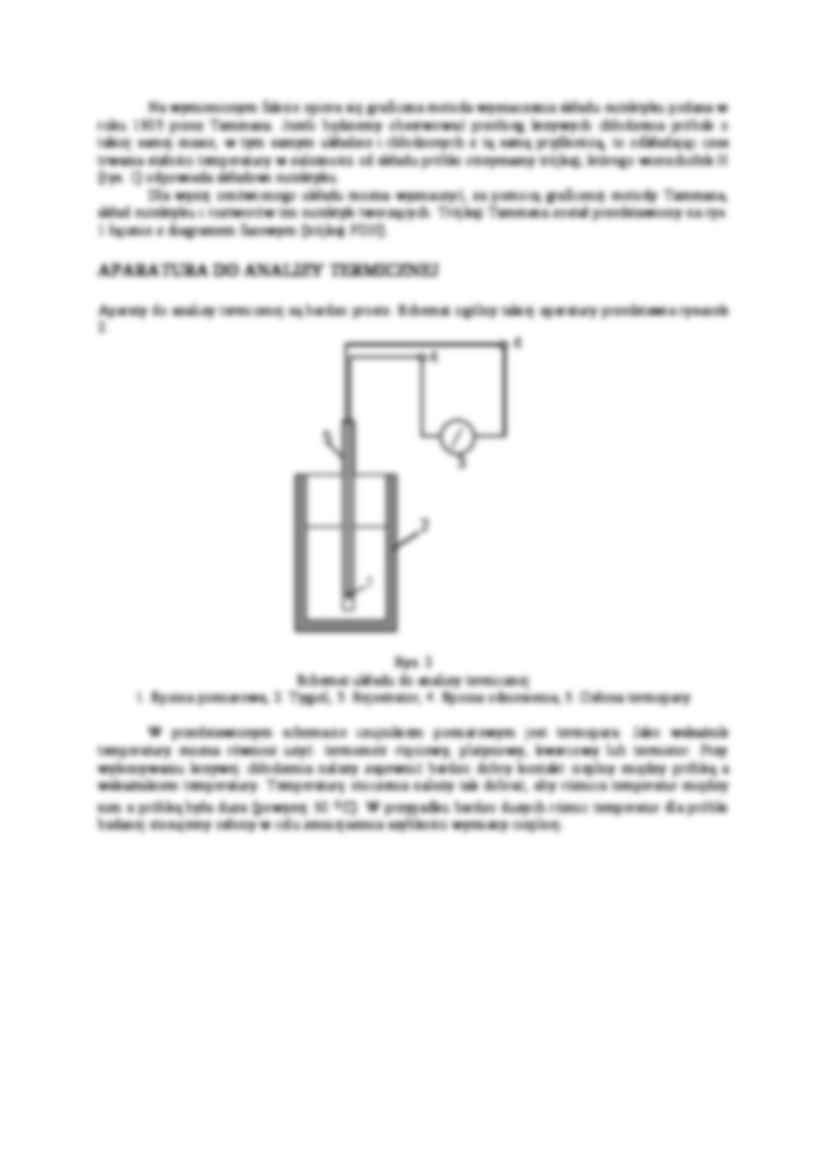 Analiza termiczna- instrukcja do ćwiczenia - aparatura - strona 2