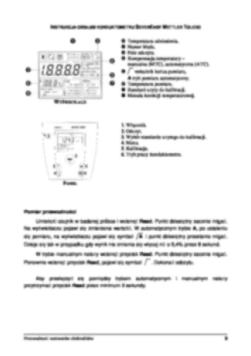Przewodność roztworów elektroliów- instrukcja do ćwiczenia - strona 3