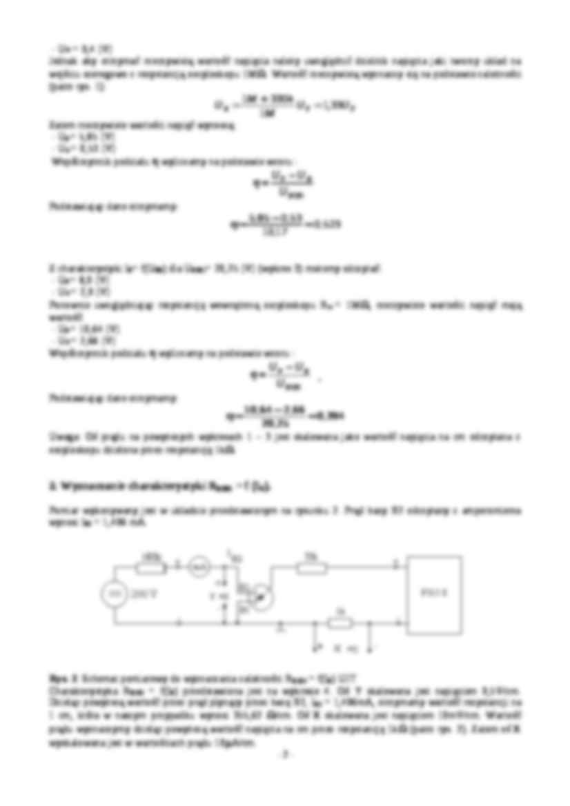 Wykład - badanie tranzystora jednozłączowego - strona 2