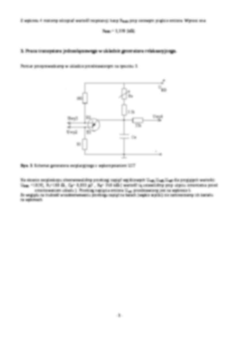 Wykład - badanie tranzystora jednozłączowego - strona 3