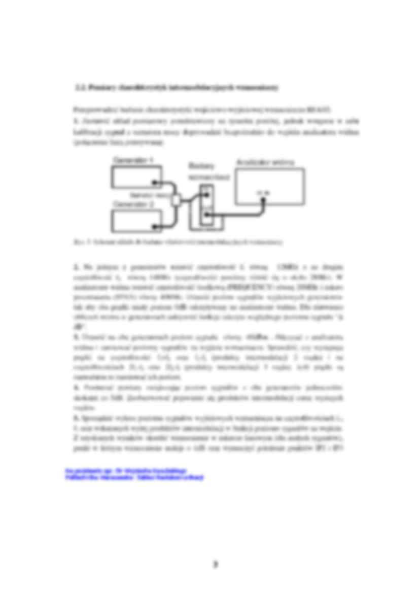 Produkty intermodulacji - wykłas - strona 3