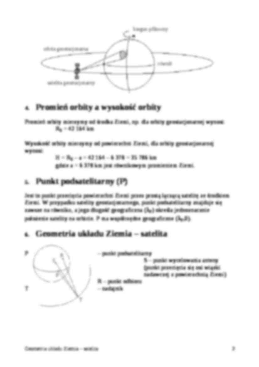 Wykład - geometria układu ziemia-satelita - strona 2