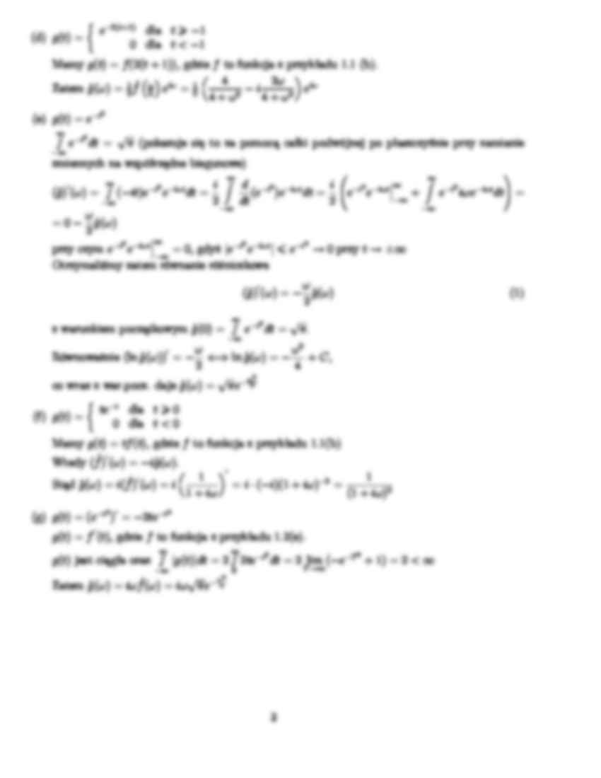 Transformata Fouriera - ćwiczenia - strona 3