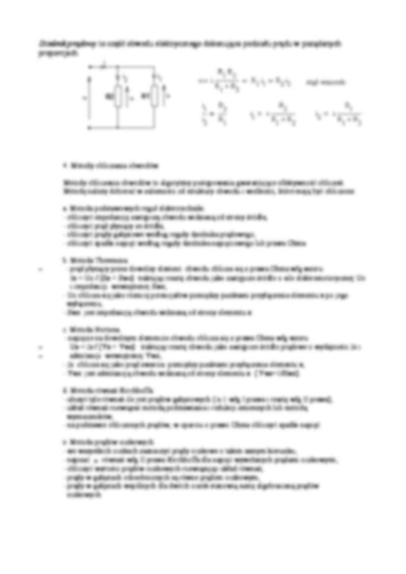 Obwód elektryczny i metody jego obliczania - wykład - strona 3