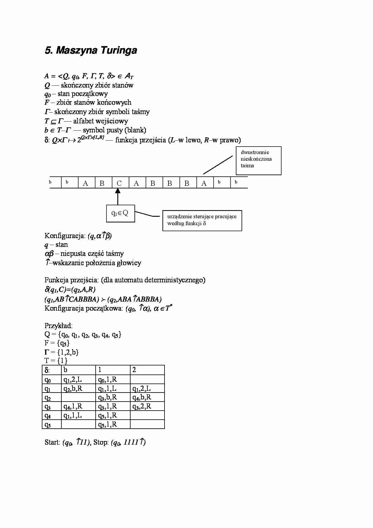 Turing - wykład - strona 1
