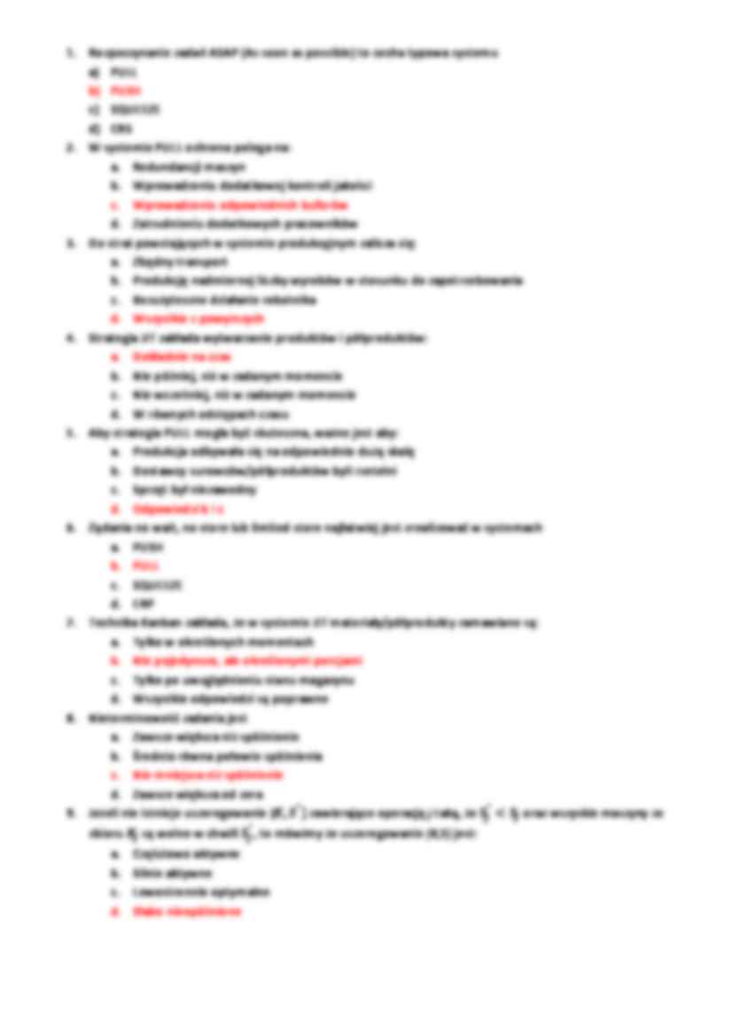 Pytania na egzamin - Systemy JIT - strona 3