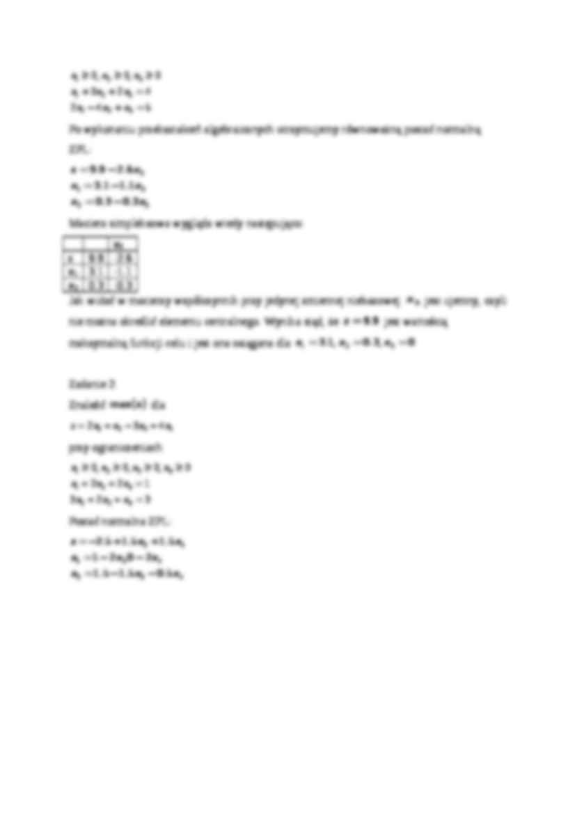 Programowanie liniowe - metoda simplex - wykład - strona 3