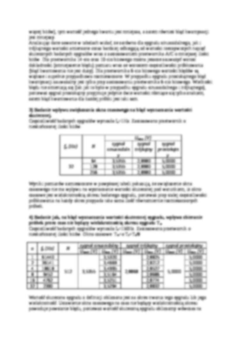 Pomiar parametrów prawidłowego wyznaczania elementarnych parametrów amplitudowych - wykład - strona 3