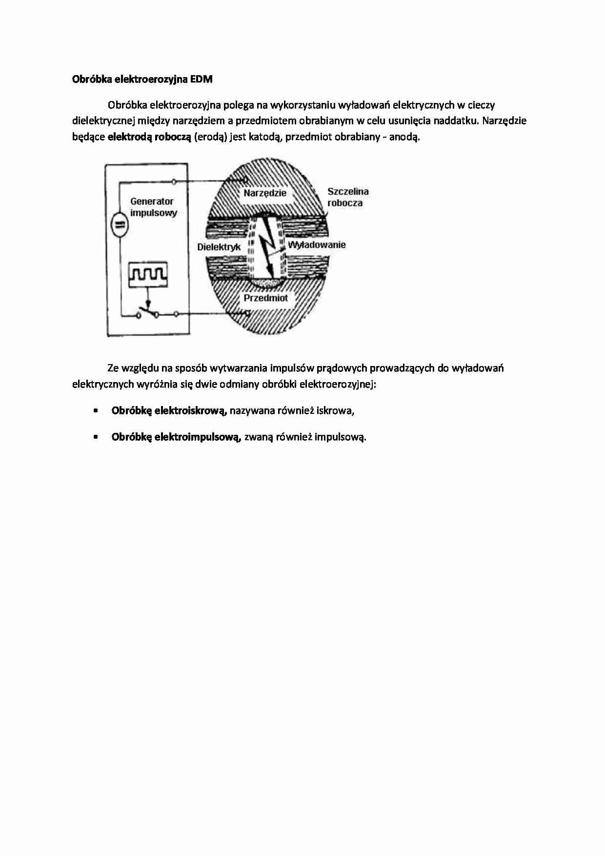Obróbka elektroerozyjna EDM-opracowanie - strona 1