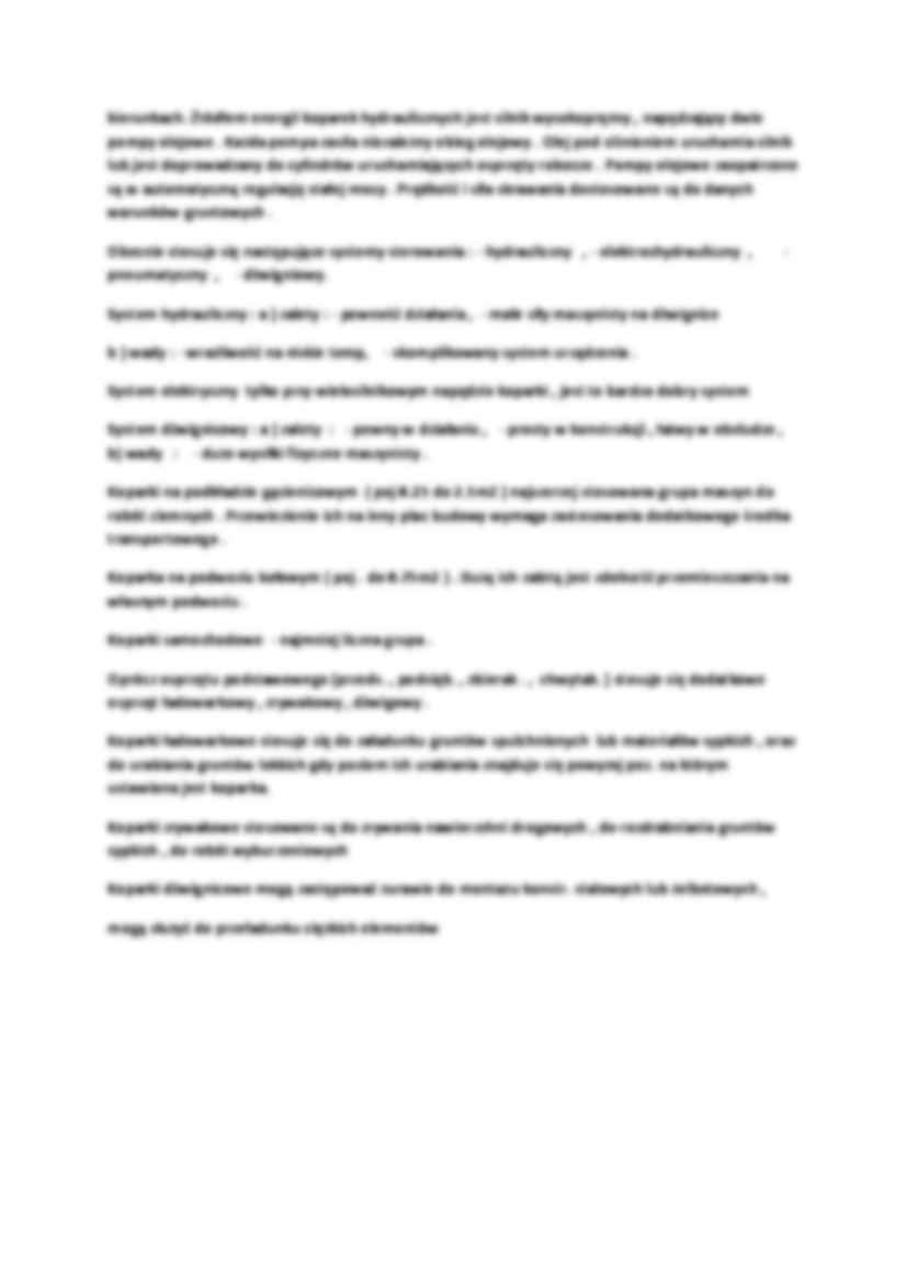 Charakterystyka koparek jednonaczyniowych-opracowanie - strona 2