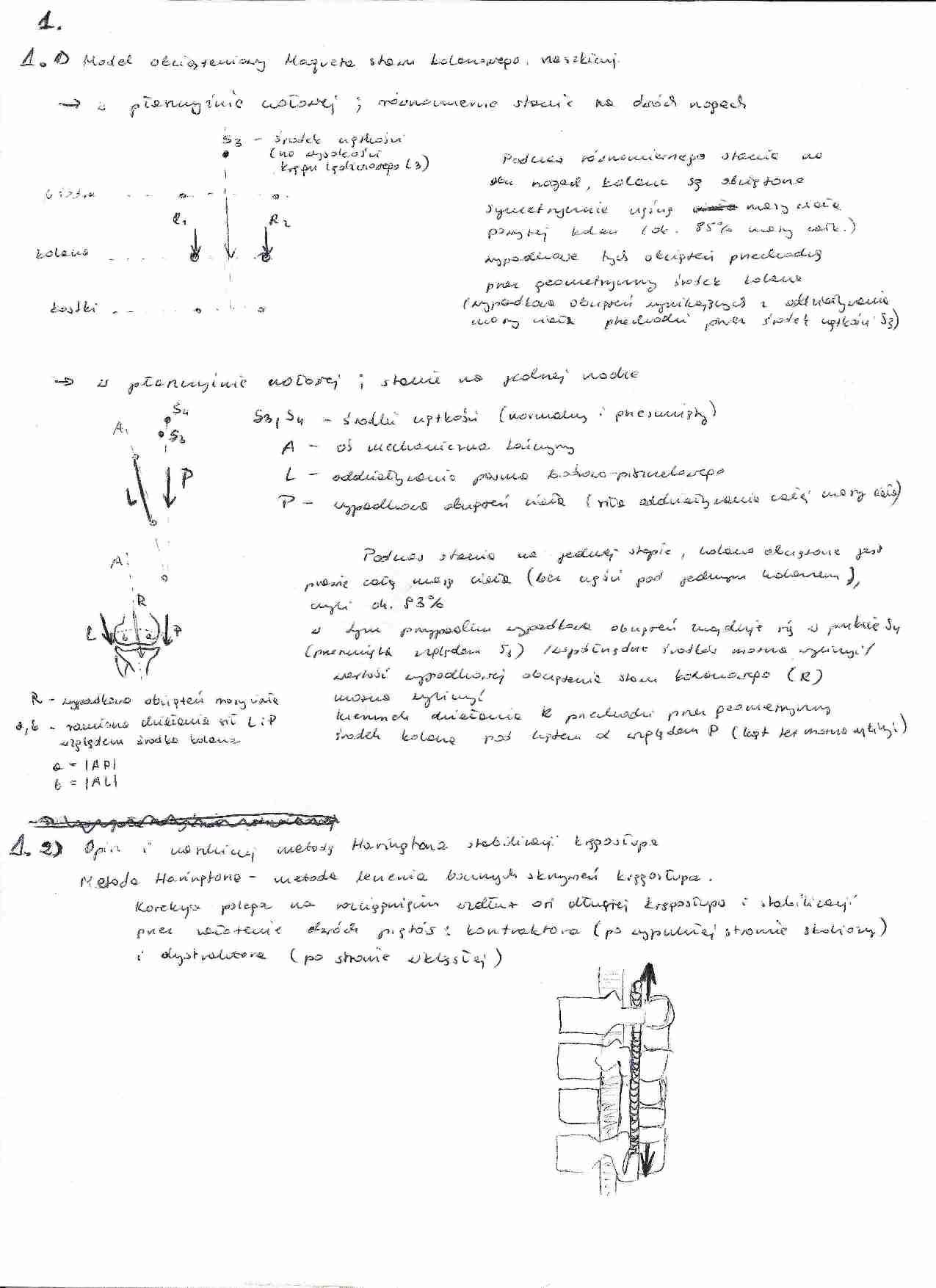 Notatki z wykładu z biomechaniki - strona 1