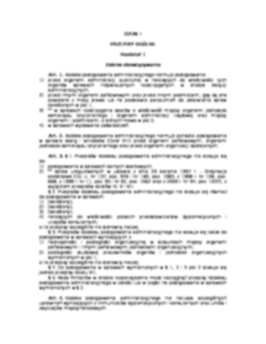 Kodeks postępowania administracyjnego - Załatwianie spraw - strona 2