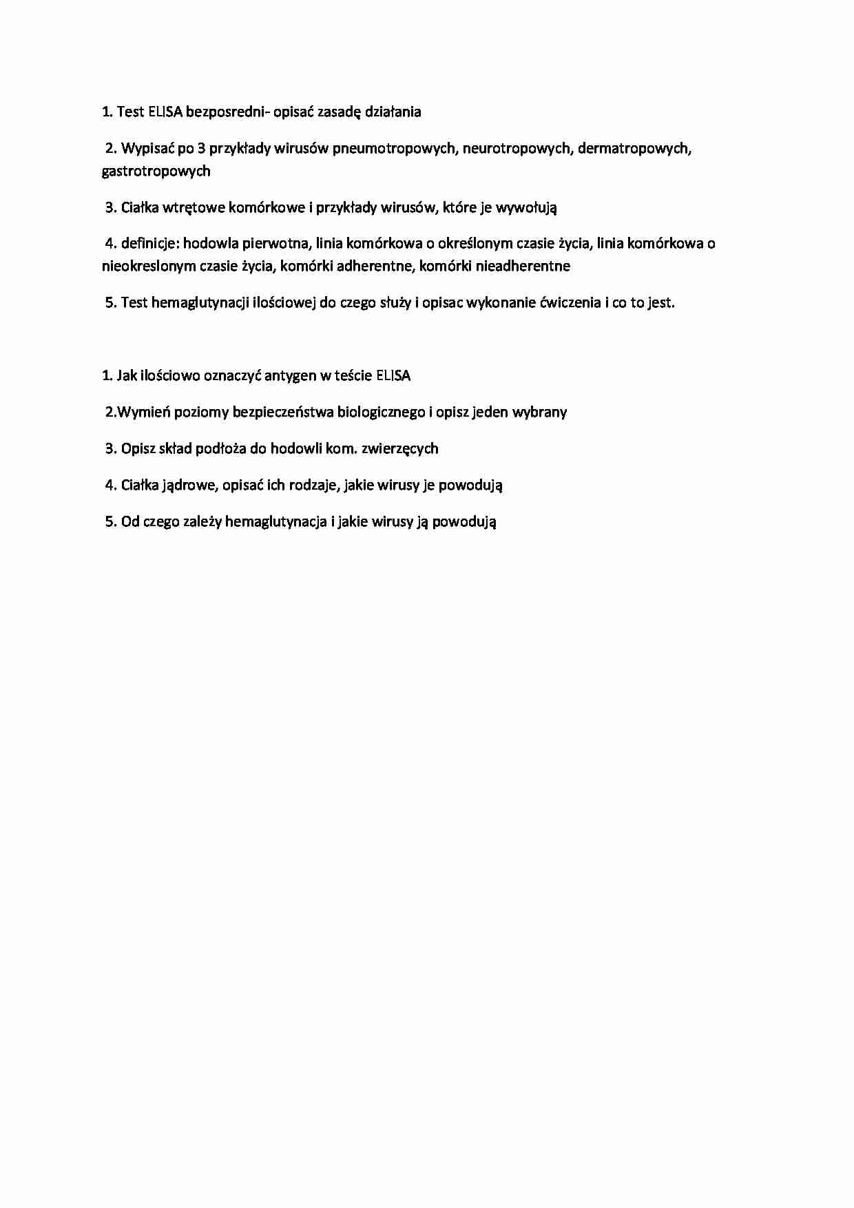 Immunologia - kolokwium 3 - strona 1